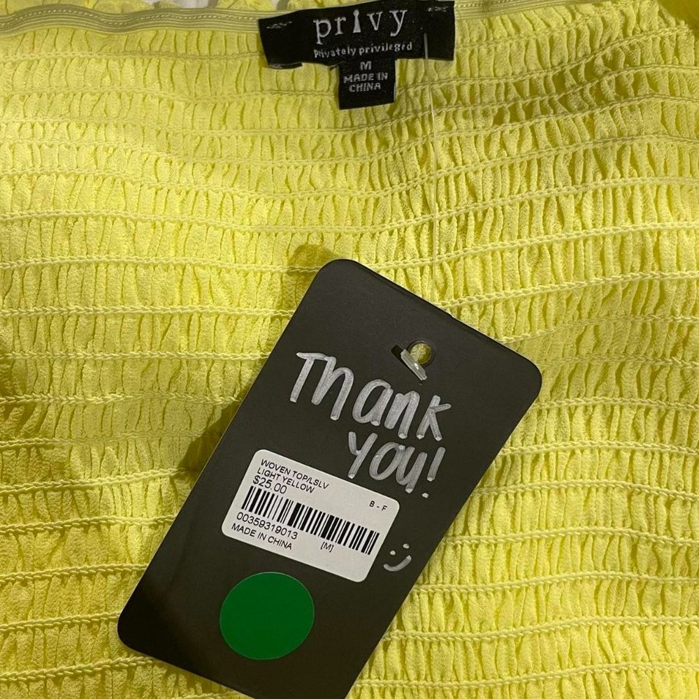 Yellow Green Crop Top - Picture 3 of 3